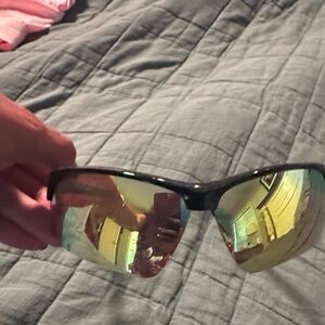 Women's Mirrored Sport Sunglasses - Yellow Lens Maxx brand